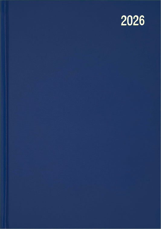 Star Note 2026 A5 Page a Day Diary Planner Daily Organiser - Navy
